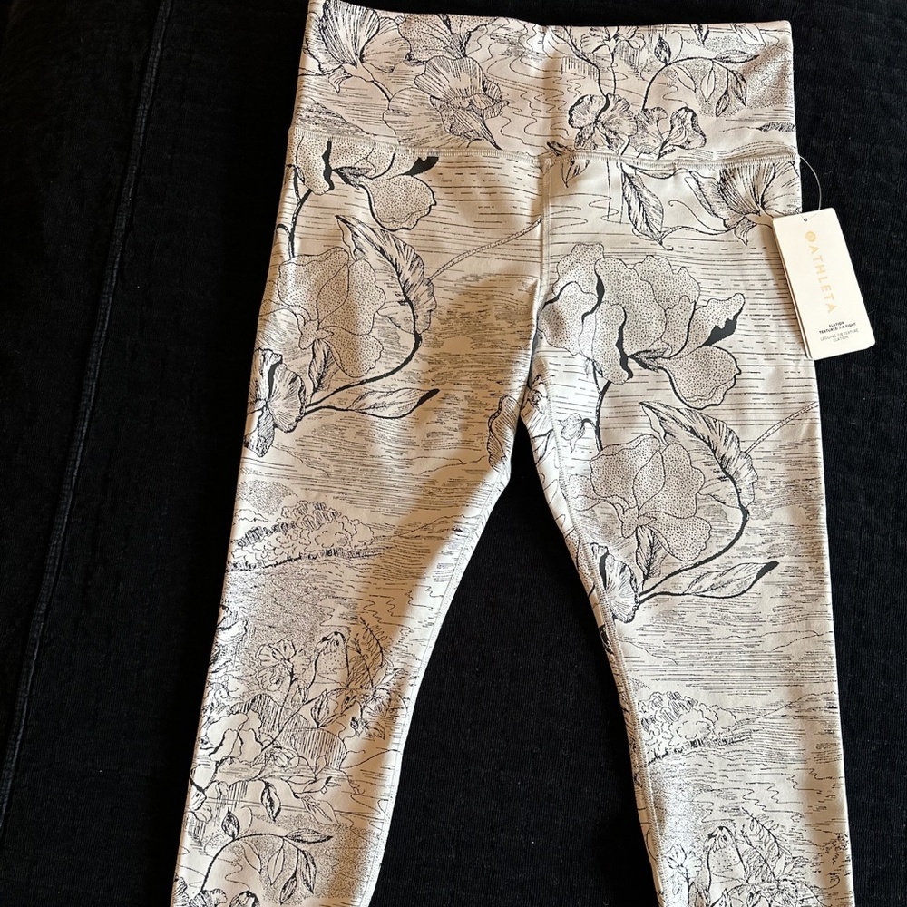 Athleta | Elation 7/8 Tight Floral Leggings NWT